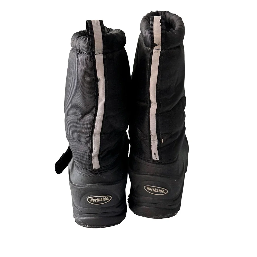 Northside Frosty Kids Black Winter Snow Boots Waterproof Insulated‎ Sz 5M